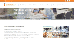 Desktop Screenshot of chefsskolan.com